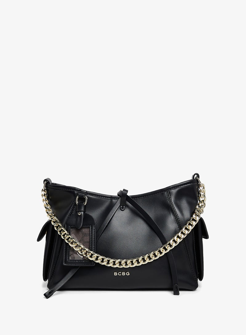 BCBG Chain Detail Shoulder Bag - Image 1